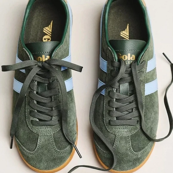 Gola Bullet Pure Sneakers | Size 7.5 | Dark Green - Picture 1 of 3